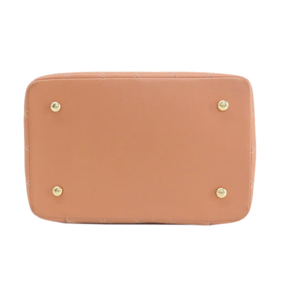 CHANEL Vanity 2WAY GoldHardware Handbag Calf Ladies [Used]