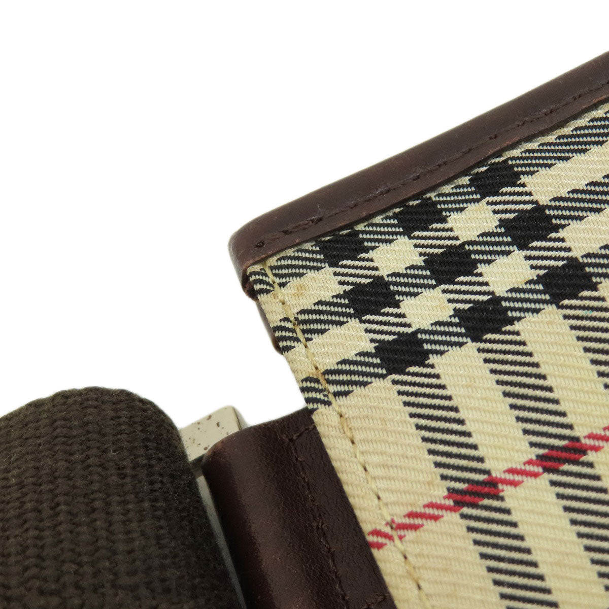 BURBERRY Nova Check Shoulder Bag Canvas Ladies [Used]