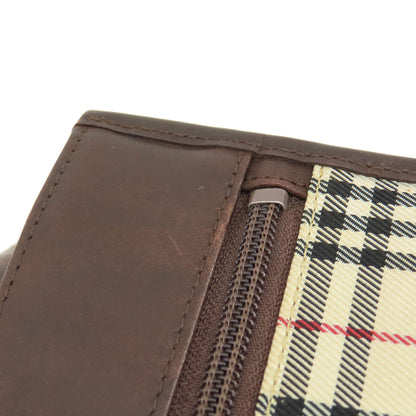 BURBERRY Nova Check Shoulder Bag Canvas Ladies [Used]