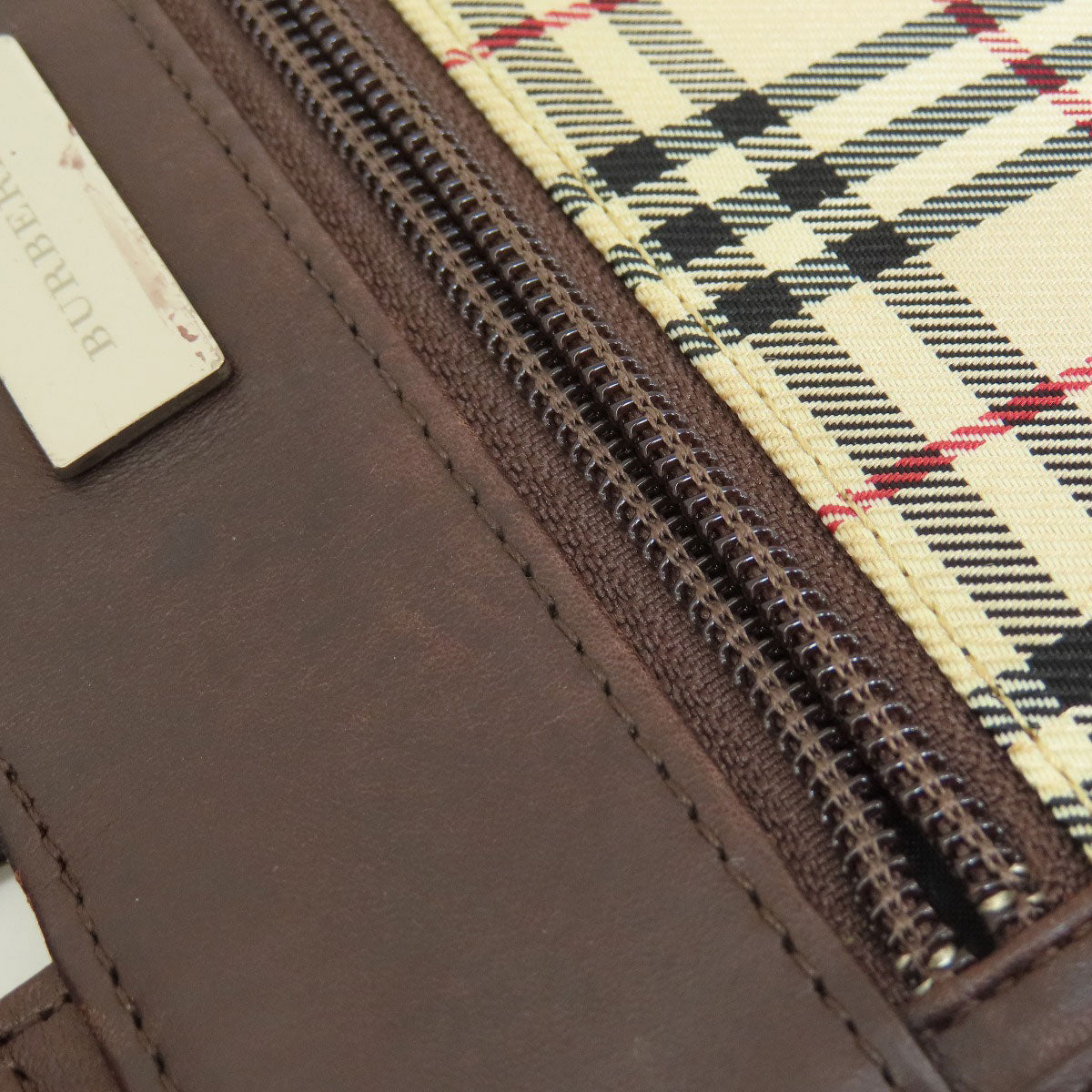 BURBERRY Nova Check Shoulder Bag Canvas Ladies [Used]