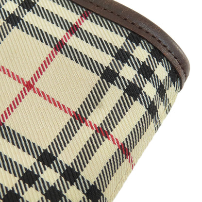 BURBERRY Nova Check Shoulder Bag Canvas Ladies [Used]