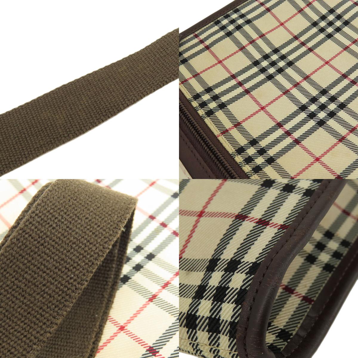 BURBERRY Nova Check Shoulder Bag Canvas Ladies [Used]