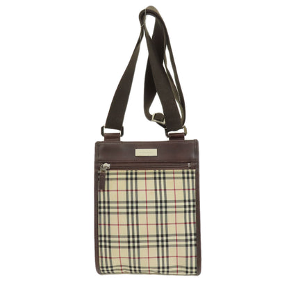 BURBERRY   Shoulder Bag Nova Check Canvas Ladies