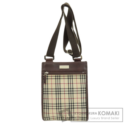 BURBERRY Nova Check Shoulder Bag Canvas Ladies [Used]