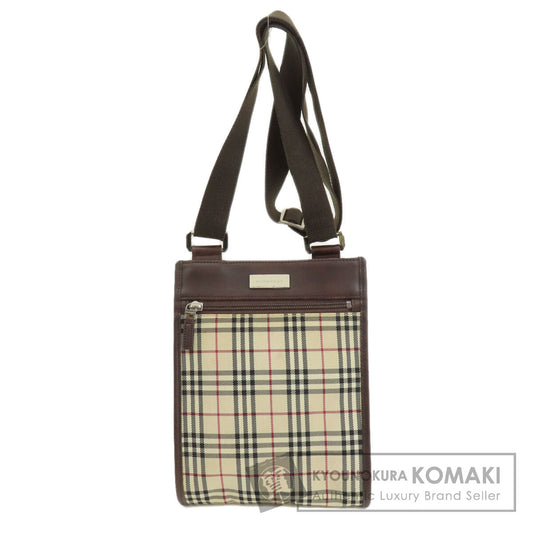 BURBERRY Nova Check Shoulder Bag Canvas Ladies [Used]
