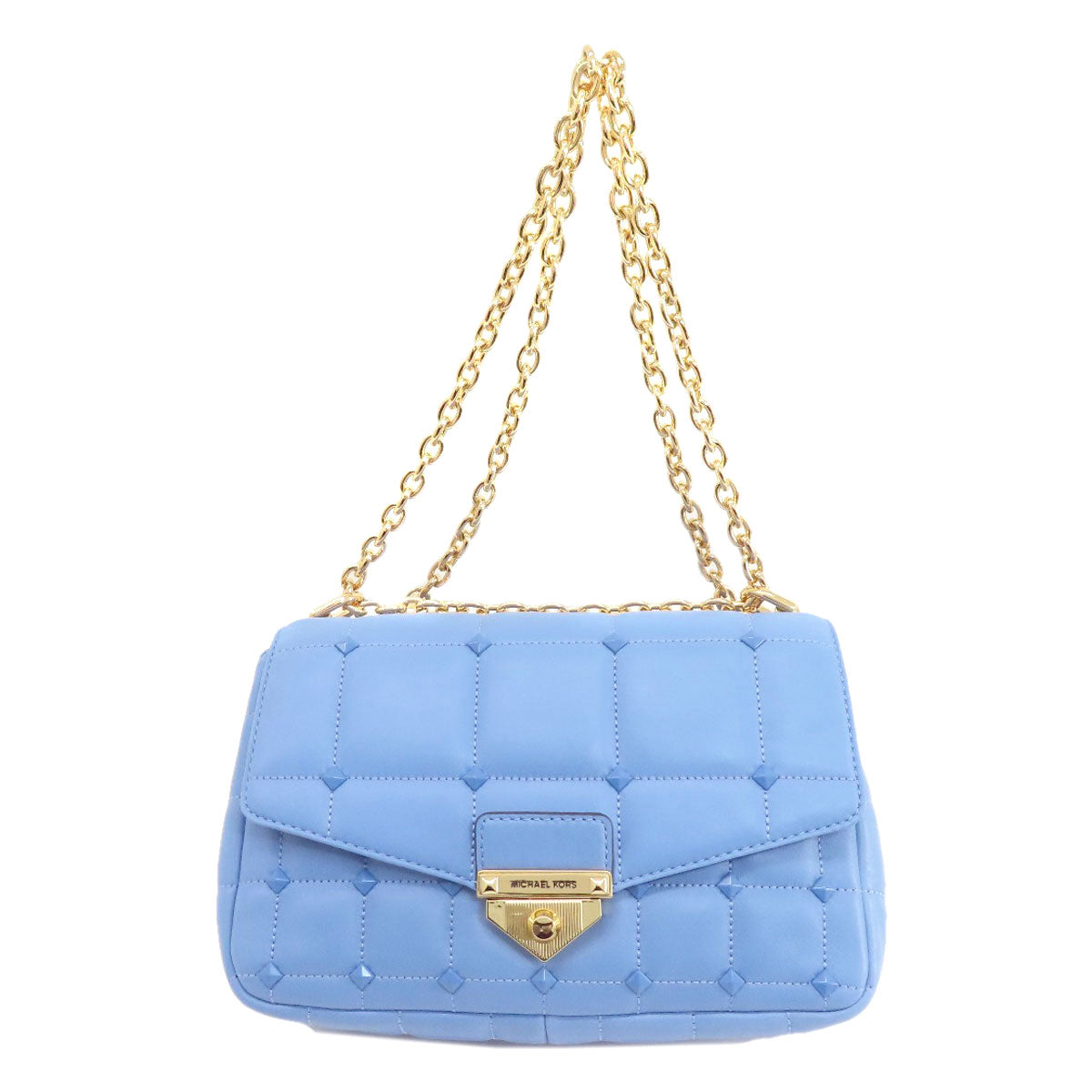 Michael Kors Quilted Studded ChainShoulder Shoulder Bag Leather Ladies [Used]