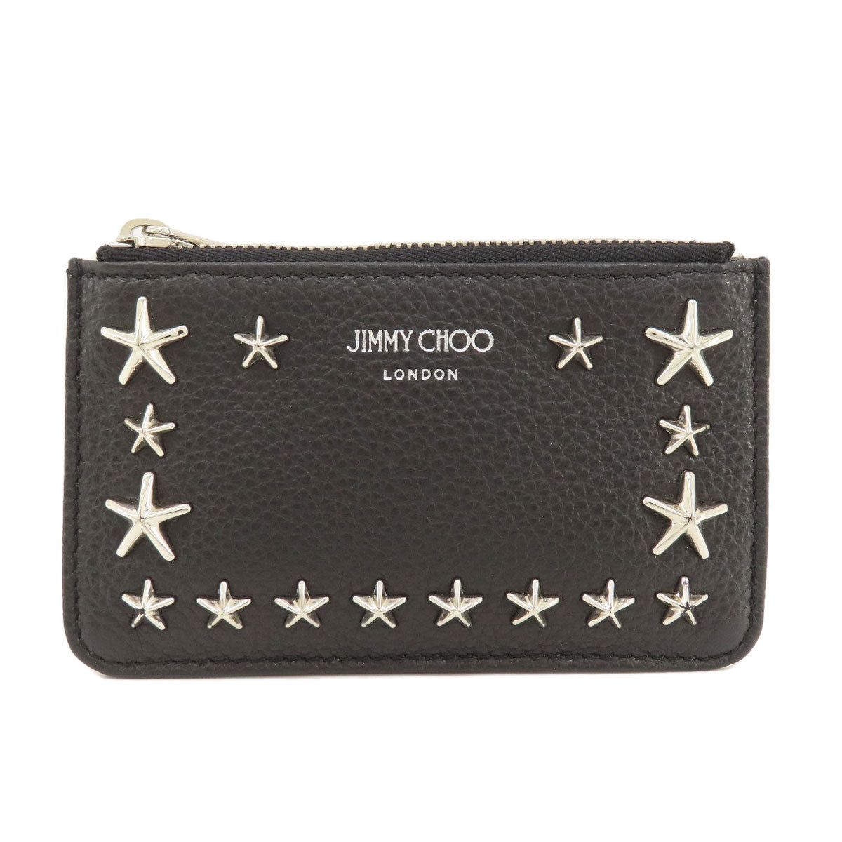 Jimmy Choo Star motif coin purse Leather Ladies [Used]