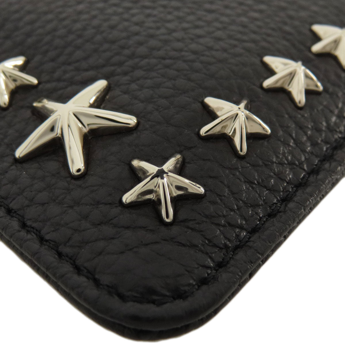 Jimmy Choo Star motif coin purse Leather Ladies [Used]