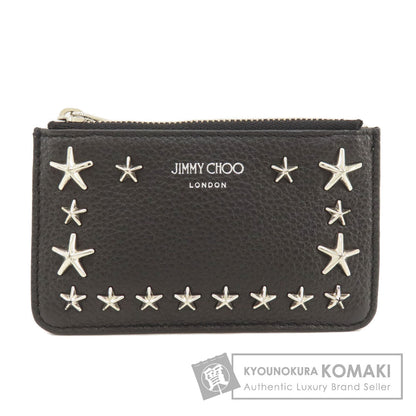 Jimmy Choo Star motif coin purse Leather Ladies [Used]
