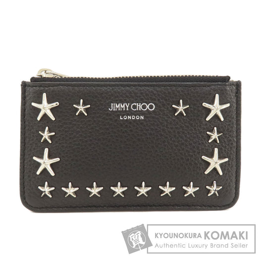 Jimmy Choo Star motif coin purse Leather Ladies [Used]
