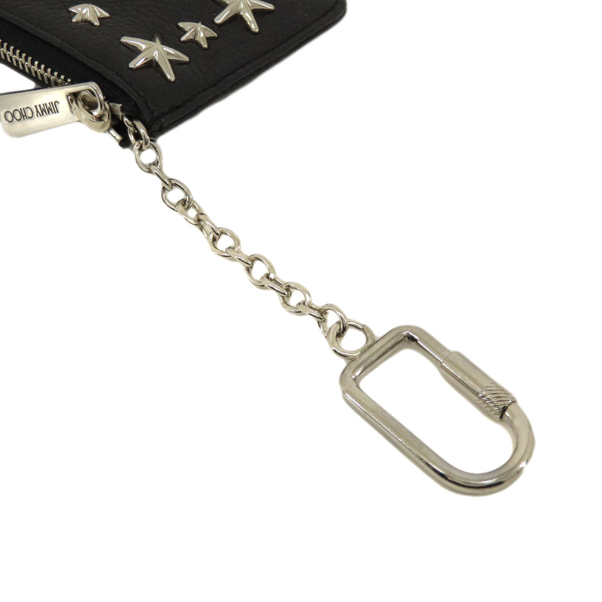 Jimmy Choo Star motif coin purse Leather Ladies [Used]