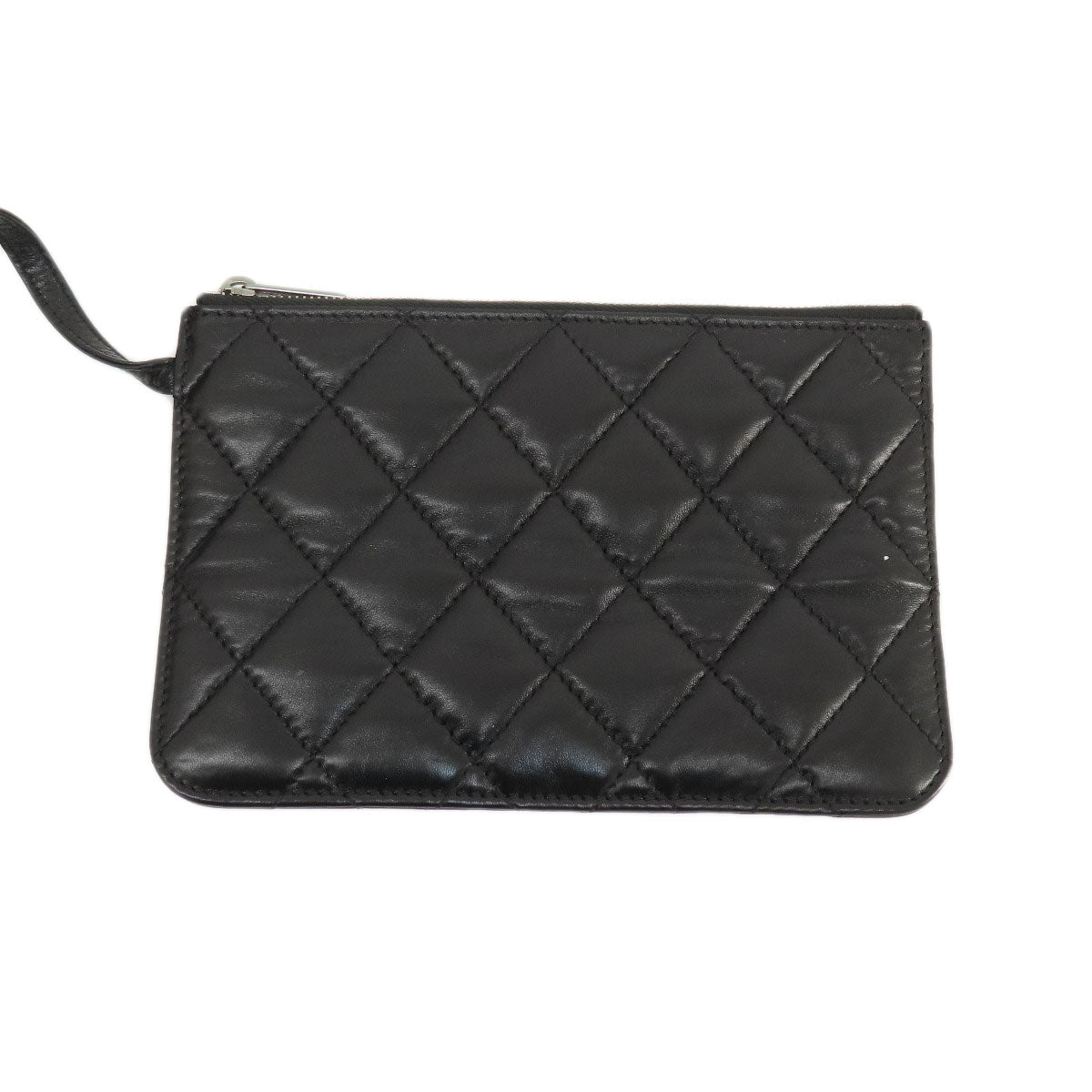 CHANEL Matelasse SilverHardware Tote Bag Lambskin Ladies [Used]