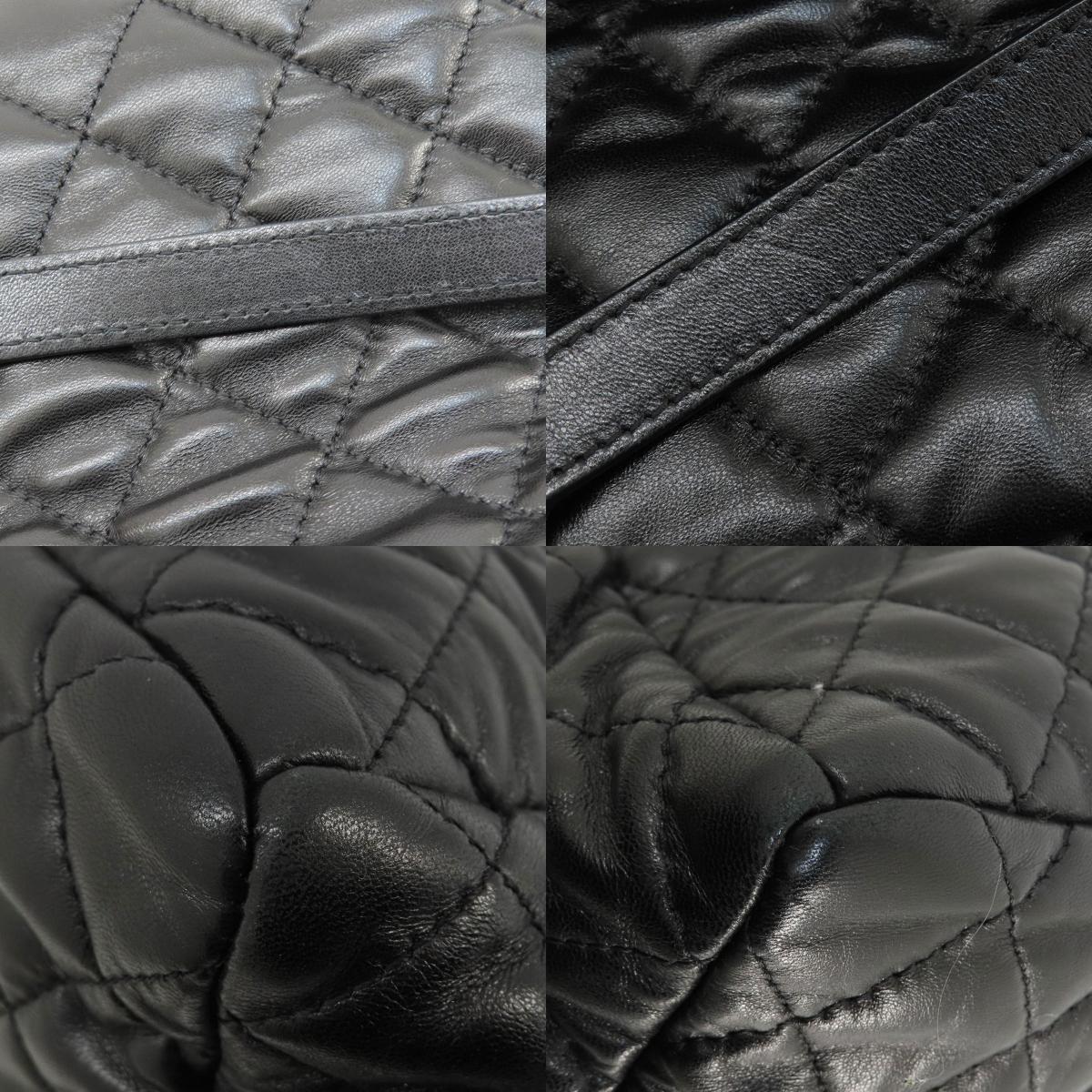 CHANEL Matelasse SilverHardware Tote Bag Lambskin Ladies [Used]