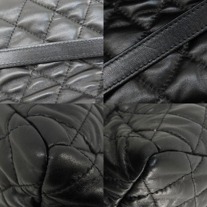 CHANEL Matelasse SilverHardware Tote Bag Lambskin Ladies [Used]