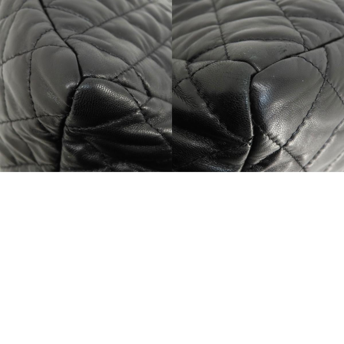 CHANEL Matelasse SilverHardware Tote Bag Lambskin Ladies [Used]