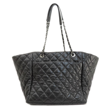 CHANEL Matelasse SilverHardware Tote Bag Lambskin Ladies [Used]