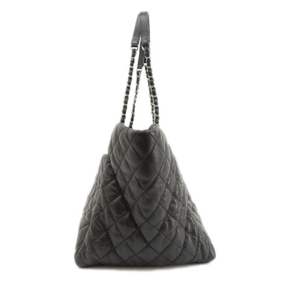CHANEL Matelasse SilverHardware Tote Bag Lambskin Ladies [Used]