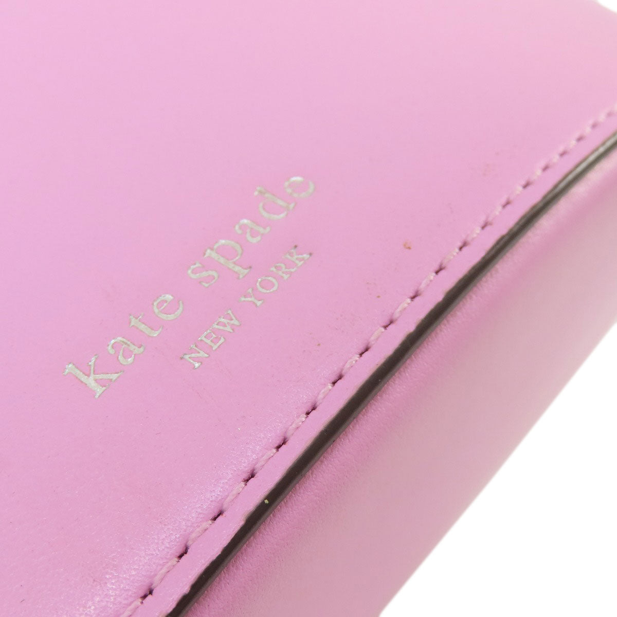 kate spade Logo 2WAY one belt Handbag Leather Ladies [Used]