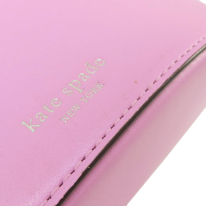 kate spade Logo 2WAY one belt Handbag Leather Ladies [Used]