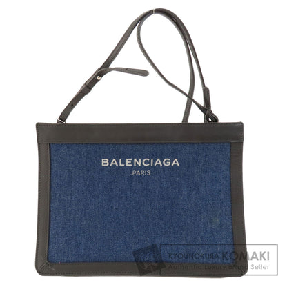 BALENCIAGA   Shoulder Bag Logo Denim Denim Ladies