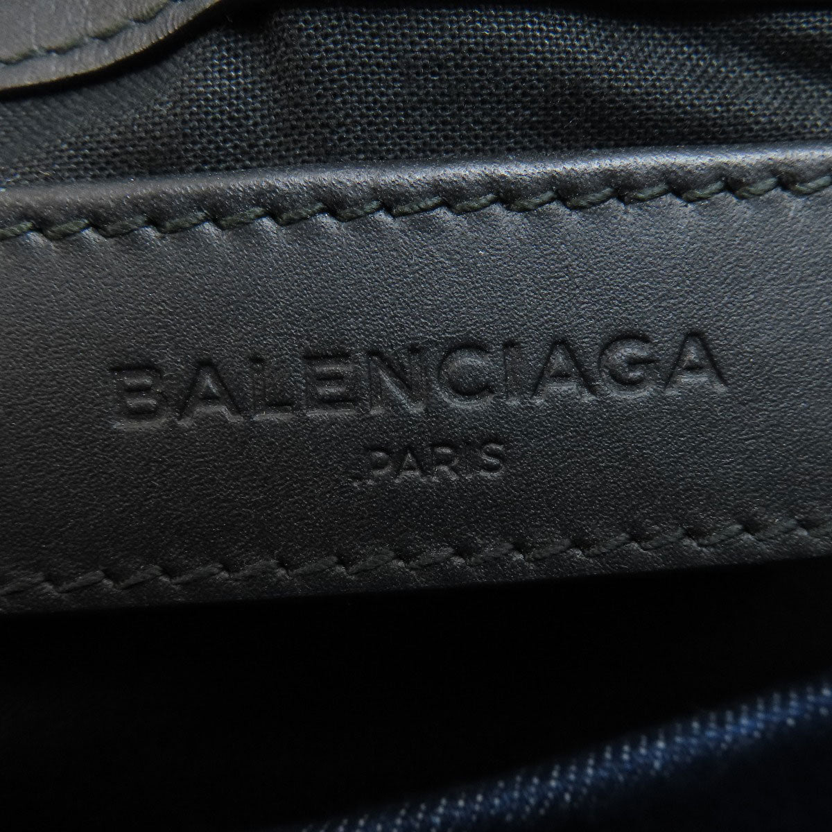 BALENCIAGA   Shoulder Bag Logo Denim Denim Ladies