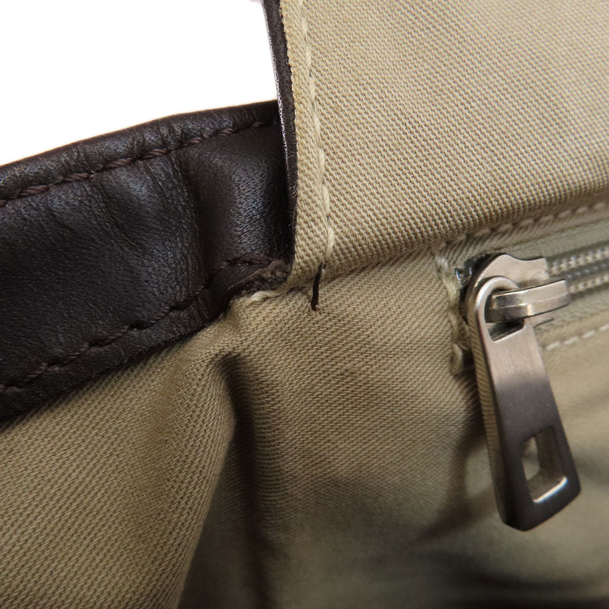 BALLY Barry Stripe Tote Bag Leather Ladies [Used]