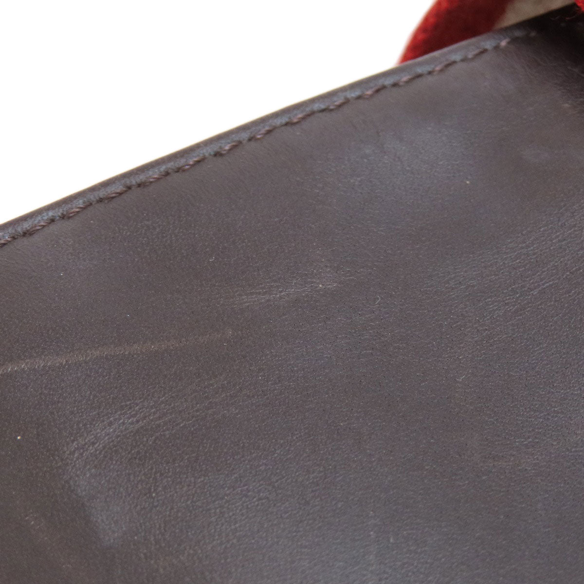 BALLY Barry Stripe Tote Bag Leather Ladies [Used]