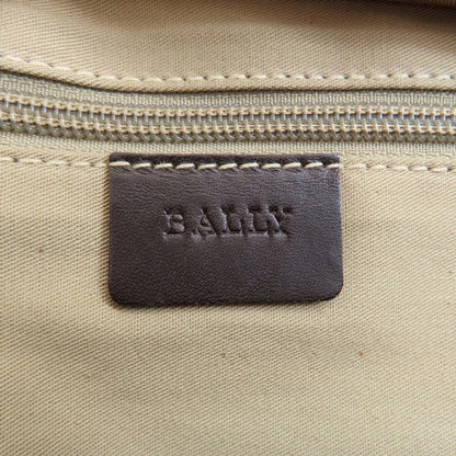 BALLY Barry Stripe Tote Bag Leather Ladies [Used]