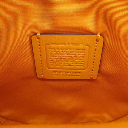 COACH CE845 Canteen Peanuts Collaboration 2WAY Handbag Leather Ladies [Used]