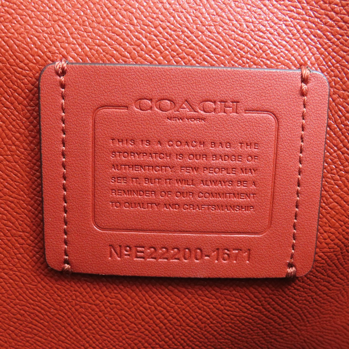 COACH  1671 Tote Bag Logo Hardware Leather Ladies