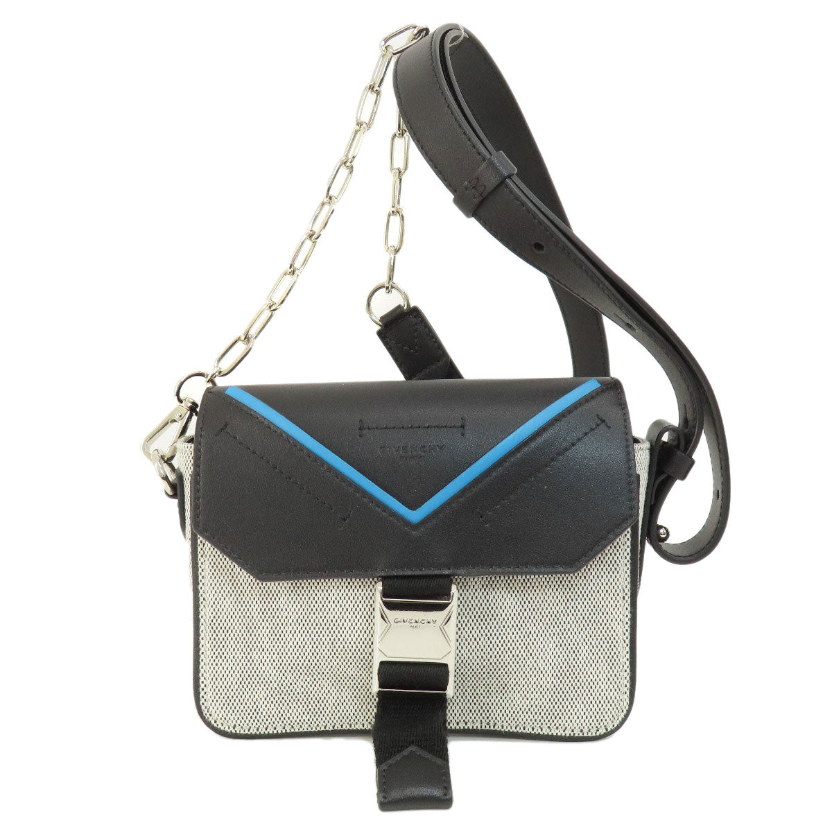 GIVENCHY   Shoulder Bag logo Canvas LeatherLadies