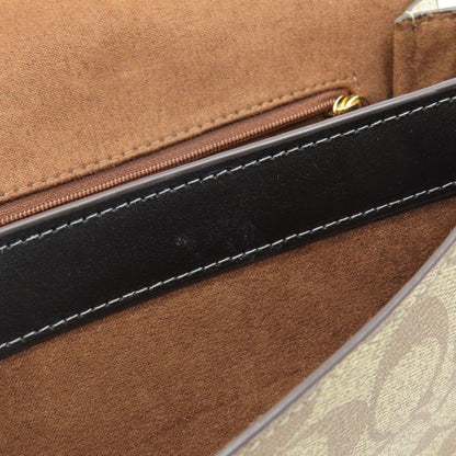 COACH CE560 Morgan Shoulder Bag in Color Block Signature Shoulder Bag PVC LeatherLadies [Used]