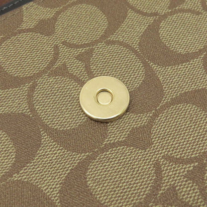 COACH CE560 Morgan Shoulder Bag in Color Block Signature Shoulder Bag PVC LeatherLadies [Used]