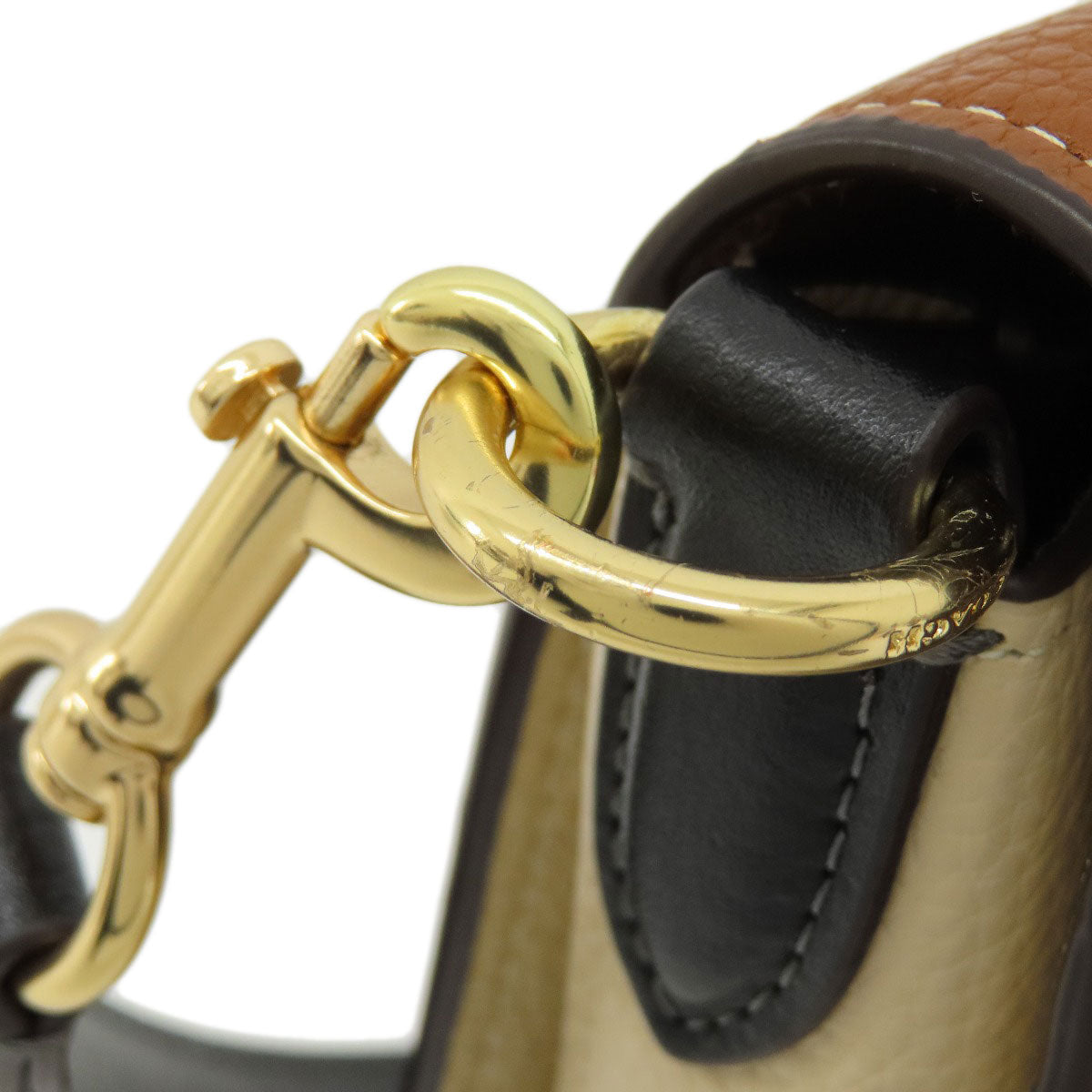 COACH CE560 Morgan Shoulder Bag in Color Block Signature Shoulder Bag PVC LeatherLadies [Used]