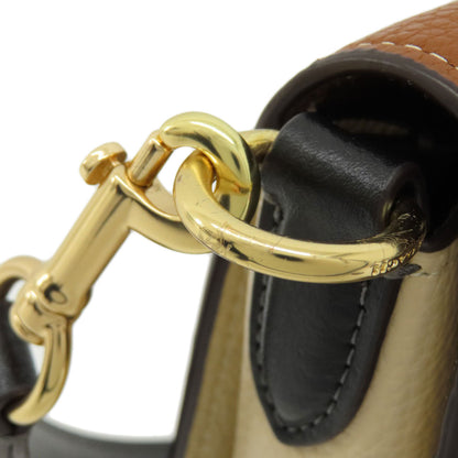 COACH CE560 Morgan Shoulder Bag in Color Block Signature Shoulder Bag PVC LeatherLadies [Used]