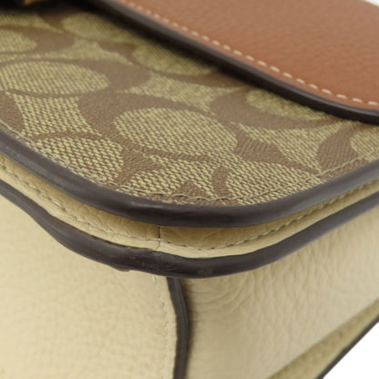 COACH CE560 Morgan Shoulder Bag in Color Block Signature Shoulder Bag PVC LeatherLadies [Used]