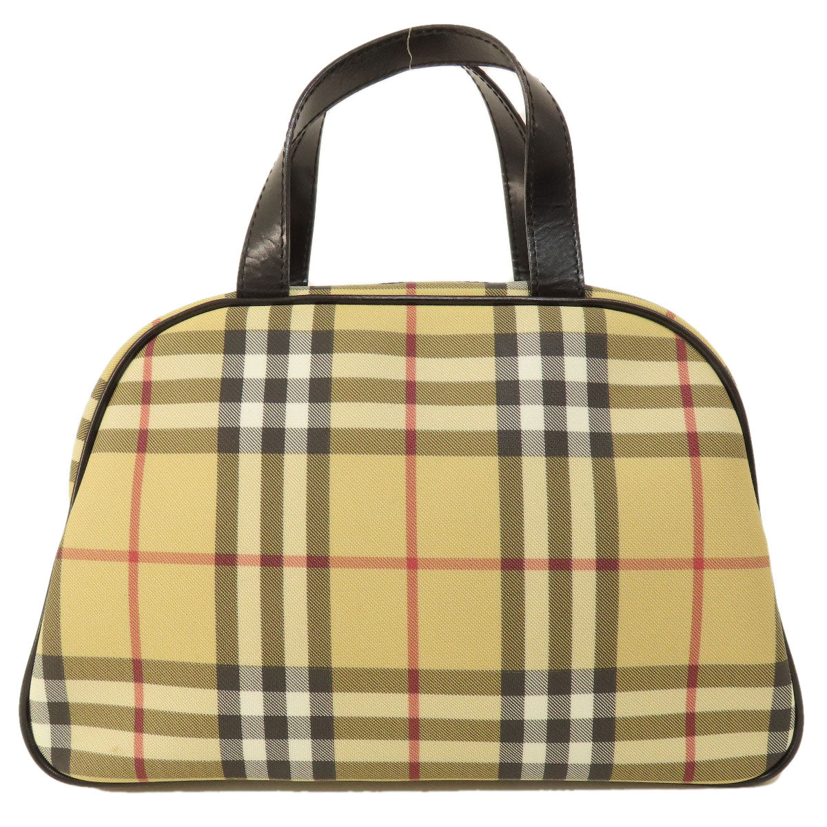 BURBERRY Nova Check Handbag PVC Ladies [Used]