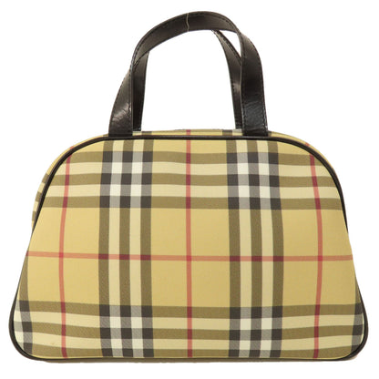 BURBERRY Nova Check Handbag PVC Ladies [Used]