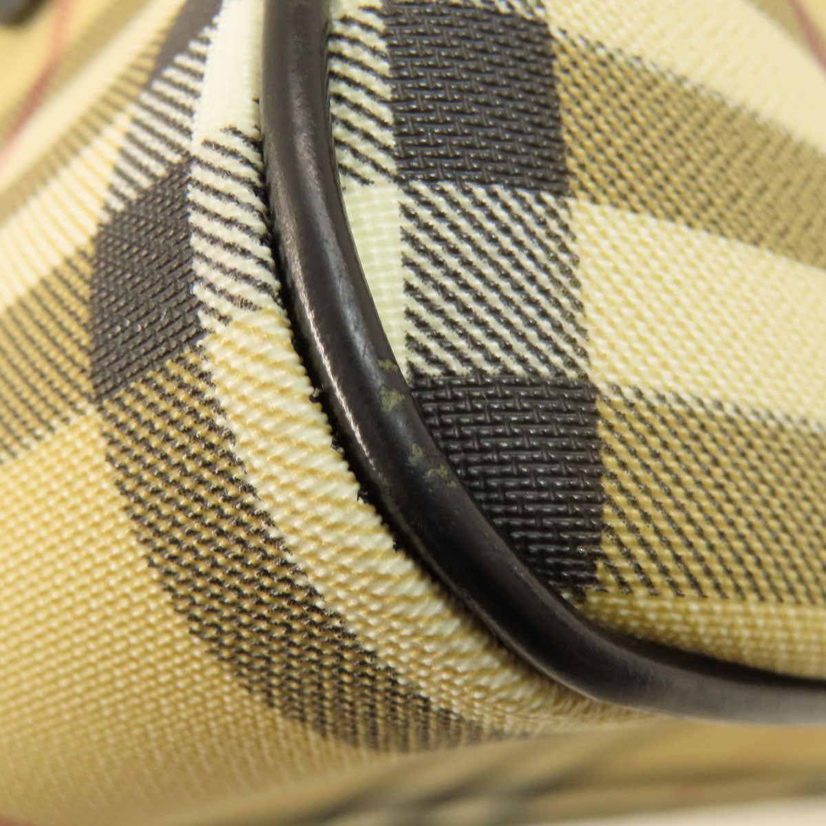 BURBERRY Nova Check Handbag PVC Ladies [Used]