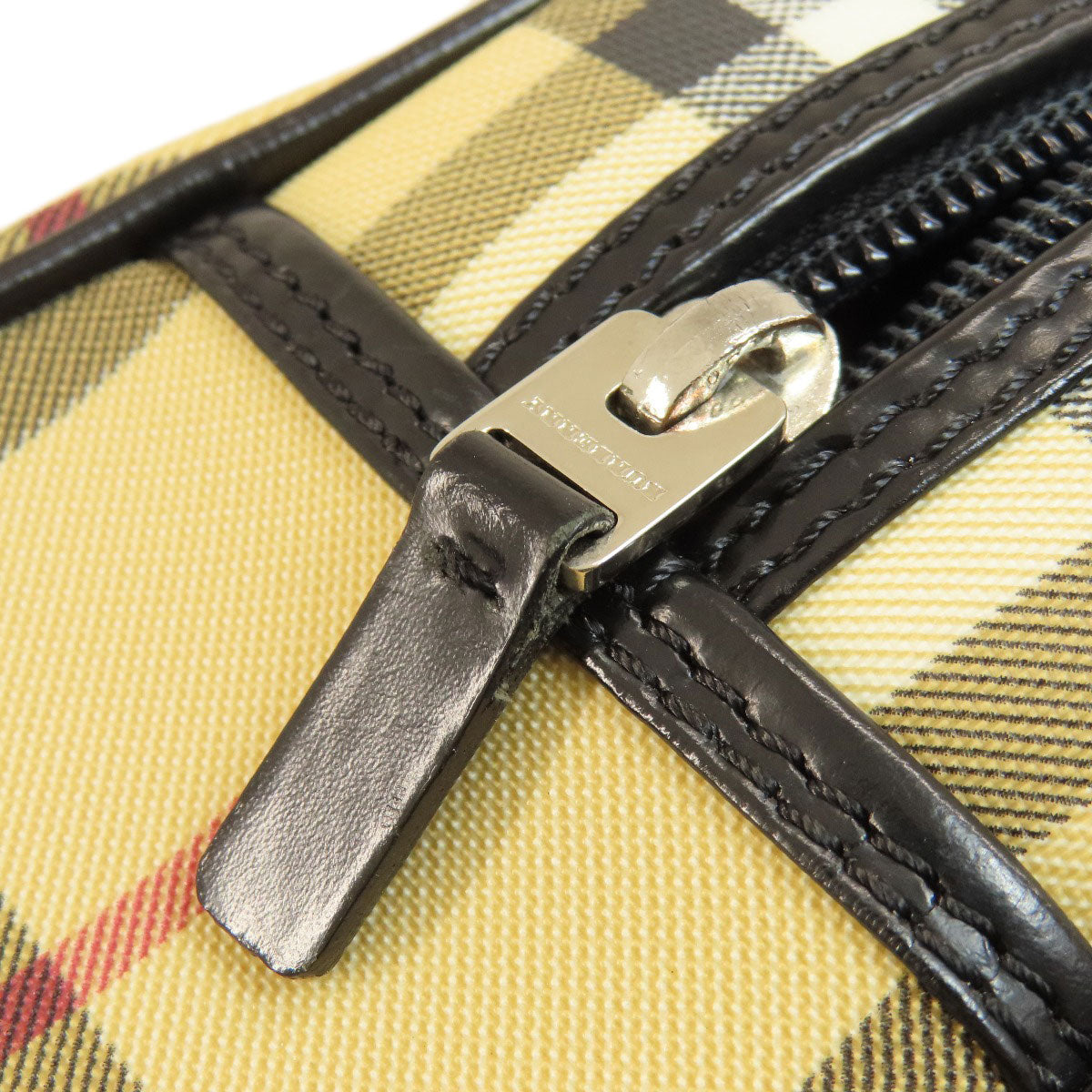 BURBERRY Nova Check Handbag PVC Ladies [Used]