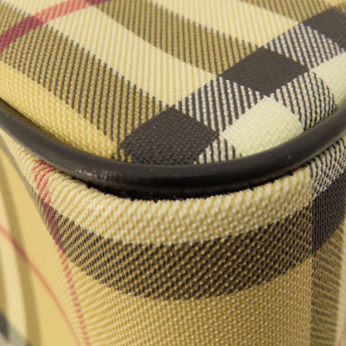 BURBERRY Nova Check Handbag PVC Ladies [Used]