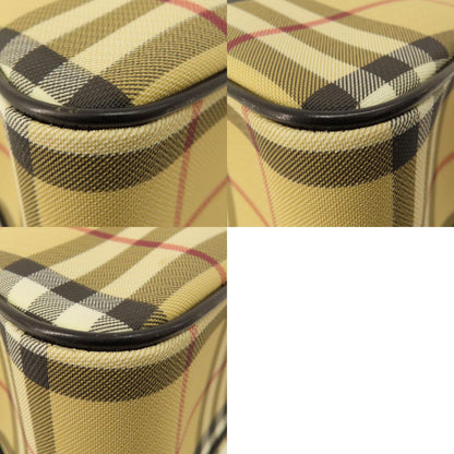 BURBERRY Nova Check Handbag PVC Ladies [Used]