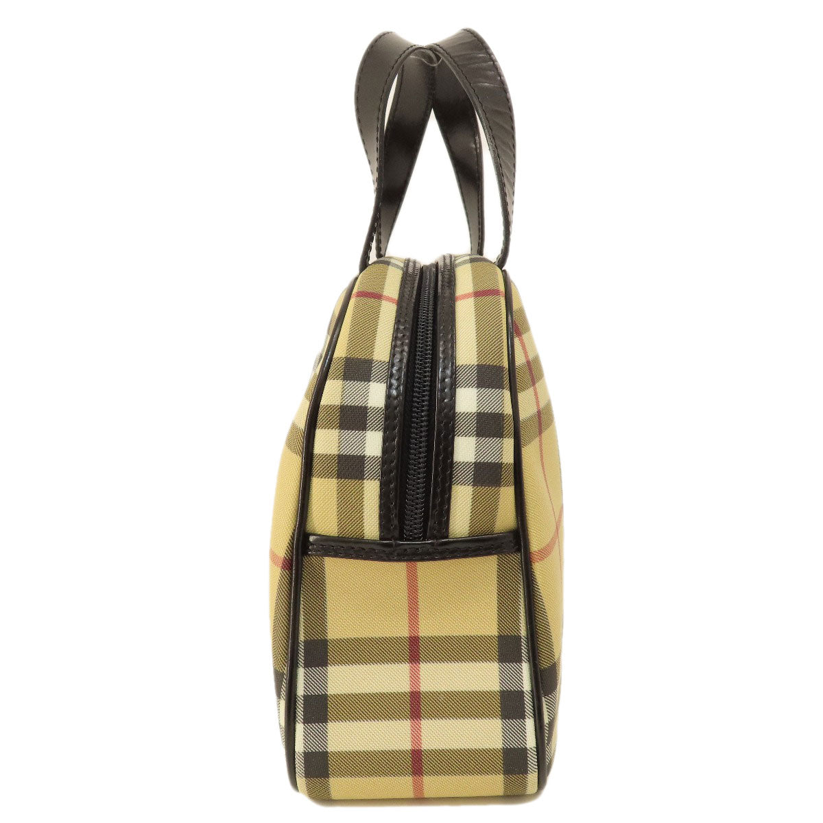 BURBERRY Nova Check Handbag PVC Ladies [Used]