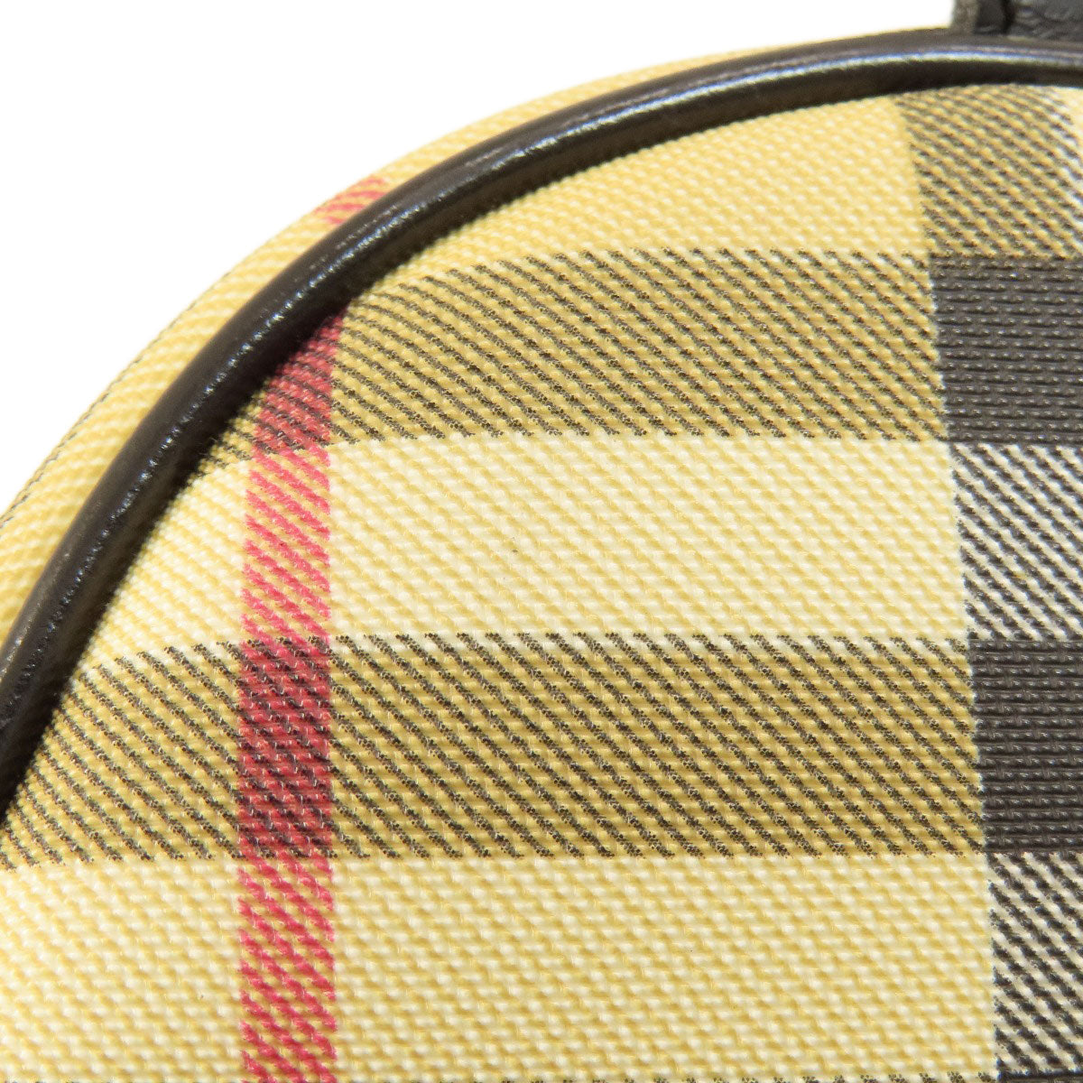 BURBERRY Nova Check Handbag PVC Ladies [Used]