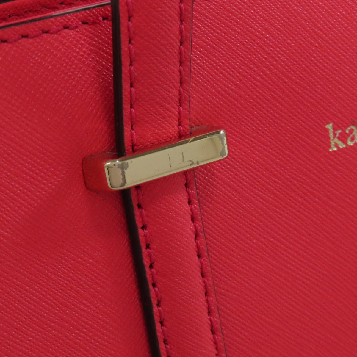 kate spade Logo 2WAY Handbag PVC Ladies [Used]