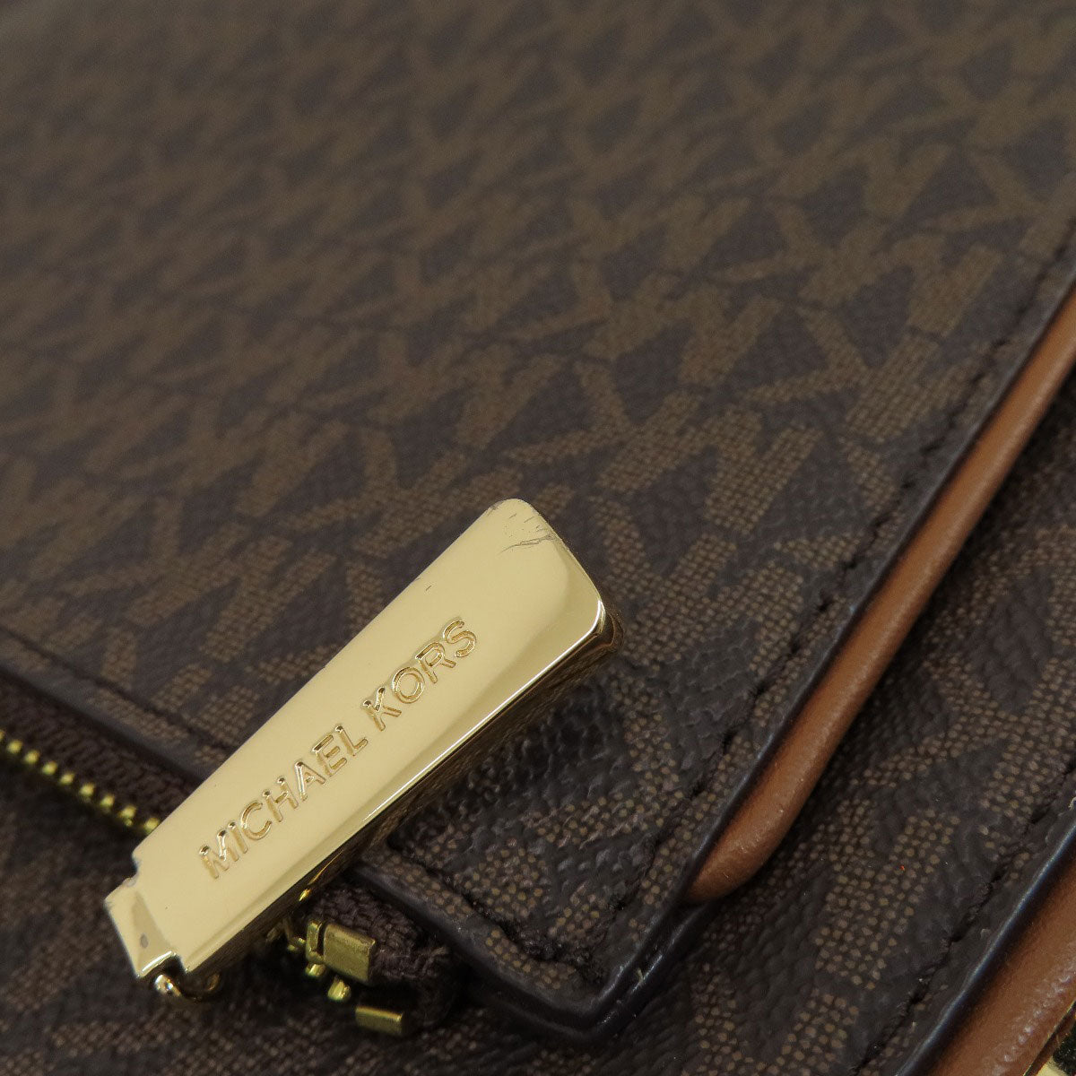 Michael Kors MK signature Backpack Â· Daypack PVC Ladies [Used]