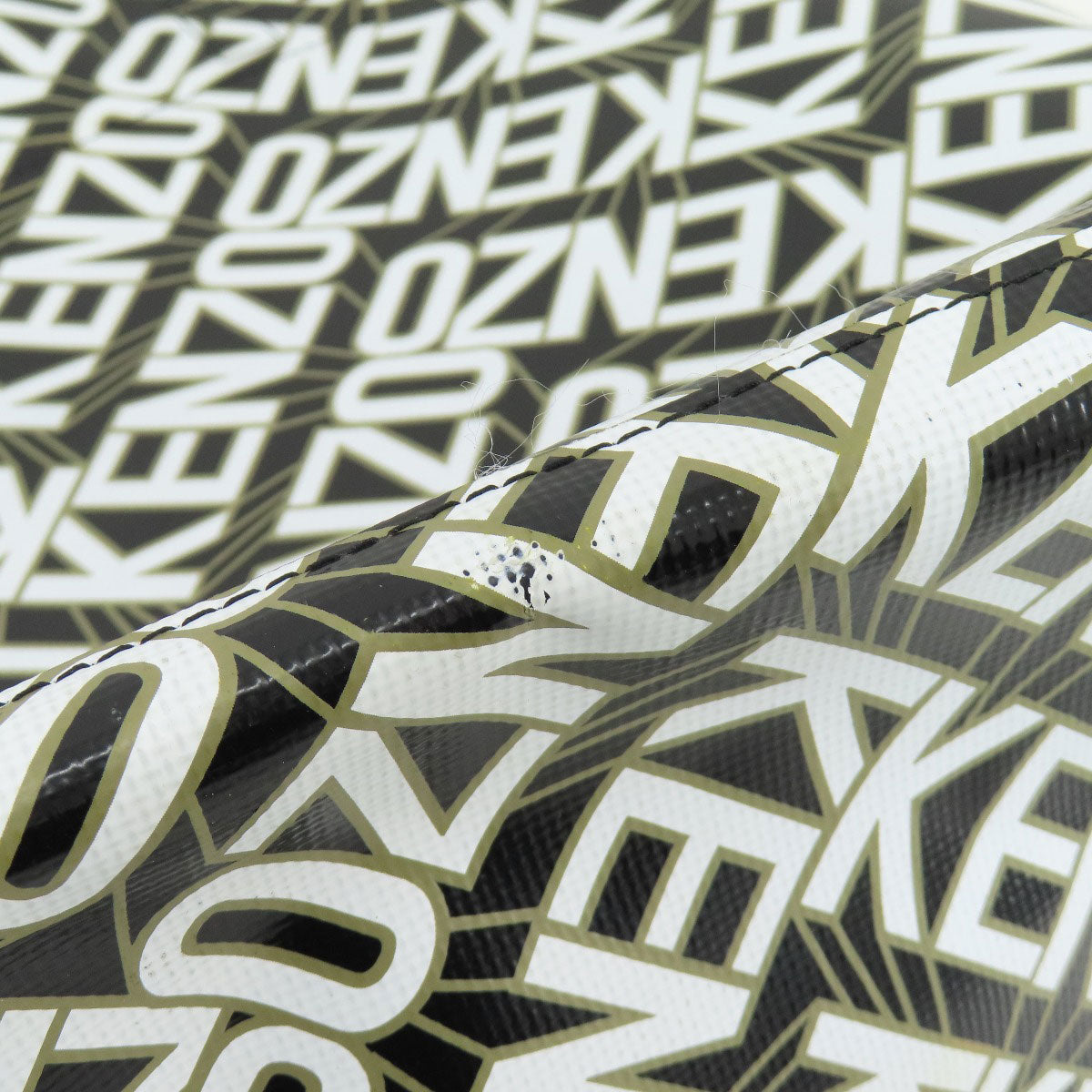 KENZO logo Tote Bag PVC Ladies [Used]