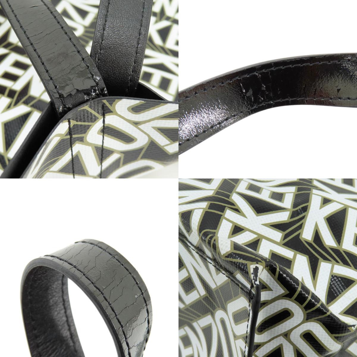 KENZO logo Tote Bag PVC Ladies [Used]