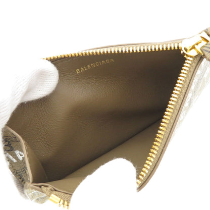 BALENCIAGA  640535 coin purse Logo motif Calf Ladies