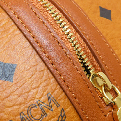 MCM logo Boston bag PVC Ladies [Used]